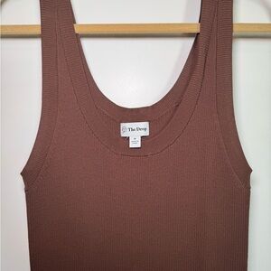 The Drop Brown Tank Midi Dress